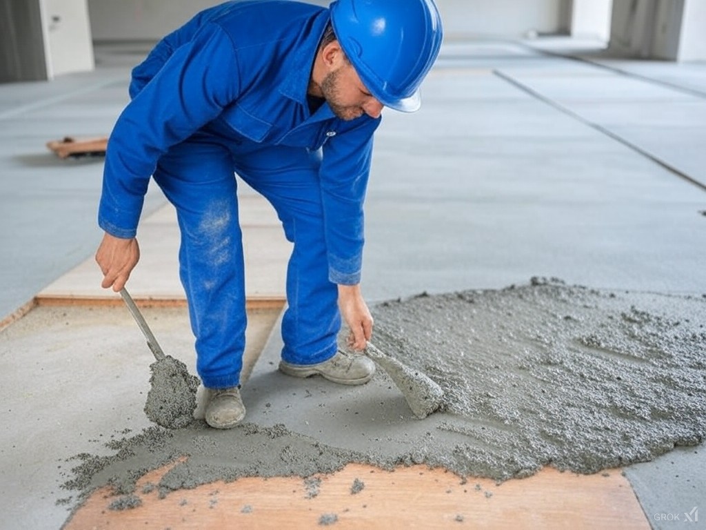 piso de cimento queimado